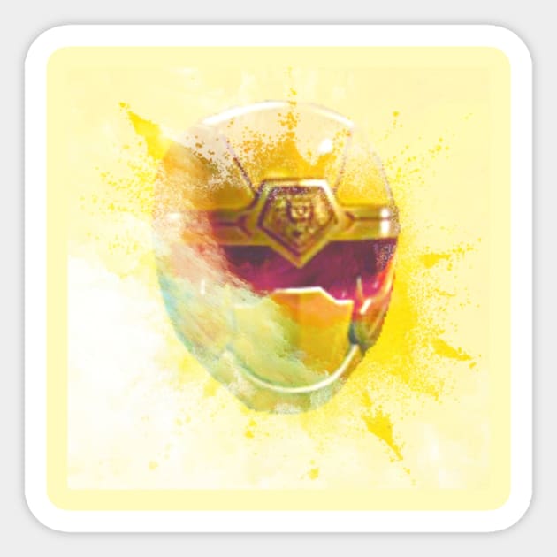 YELLOW RANGER IS THE GOAT NINJA STORM Sticker by TSOL Games